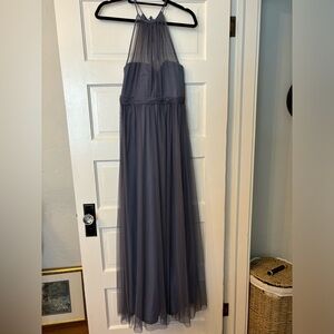 Amsale Aliki Bridesmaid Prom Dress Size 2 - Periwinkle Blue